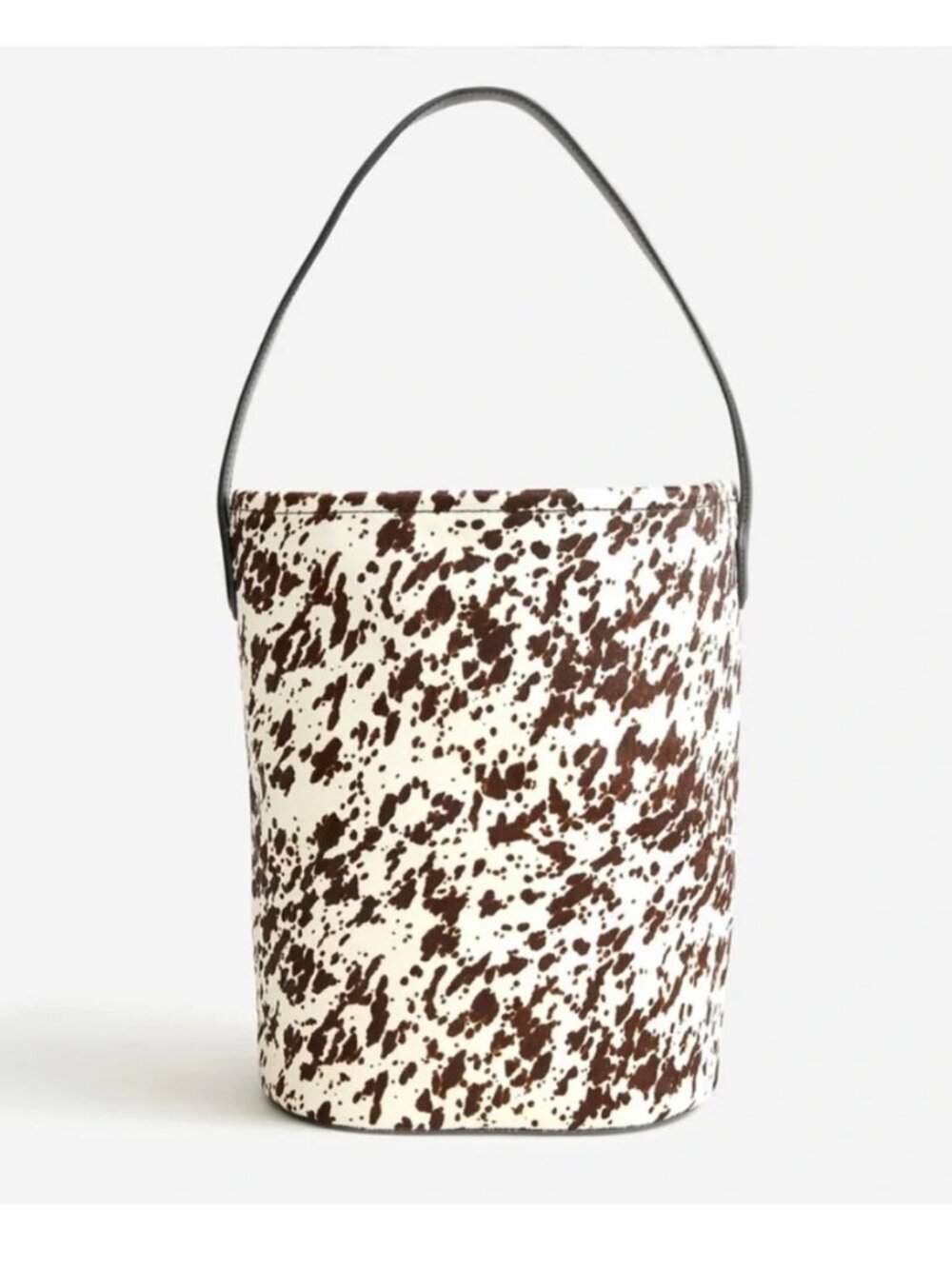 NWT J. Crew Berkeley Bucket Bag in Leather and Calf Hair‎